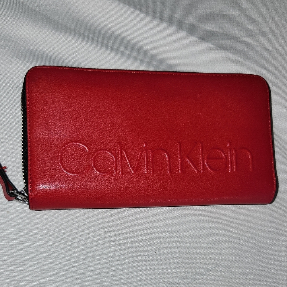 Calvin Klein Vibrant Red Wallet